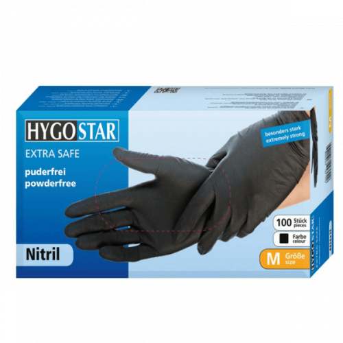 Handschuhe Nitril schwarz